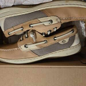 Sperry Top-Sider  Rosefish  Women's Natural Boat Shoes Size 9  Casual Comfort